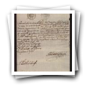 AVISO para Manuel Ferreira Rebelo sobre um requerimento de D. Francisco de Mascarenhas para receber o ordenado que tinha de governador da Madeira, depois que dela foi expulso.