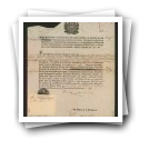 PASSAPORTE do governador de Cabo Verde, D. António Coutinho de Lencastre, autorizando a viagem da ilha de Santiago para a cidade de Lisboa, com escala por Pernambuco e Maranhão, da galera denominada Felicidade, de que é mestre António Daniel Baptista e Barros e senhorios Joaquim António de Matos e Joaquim António da Cruz e Sousa.